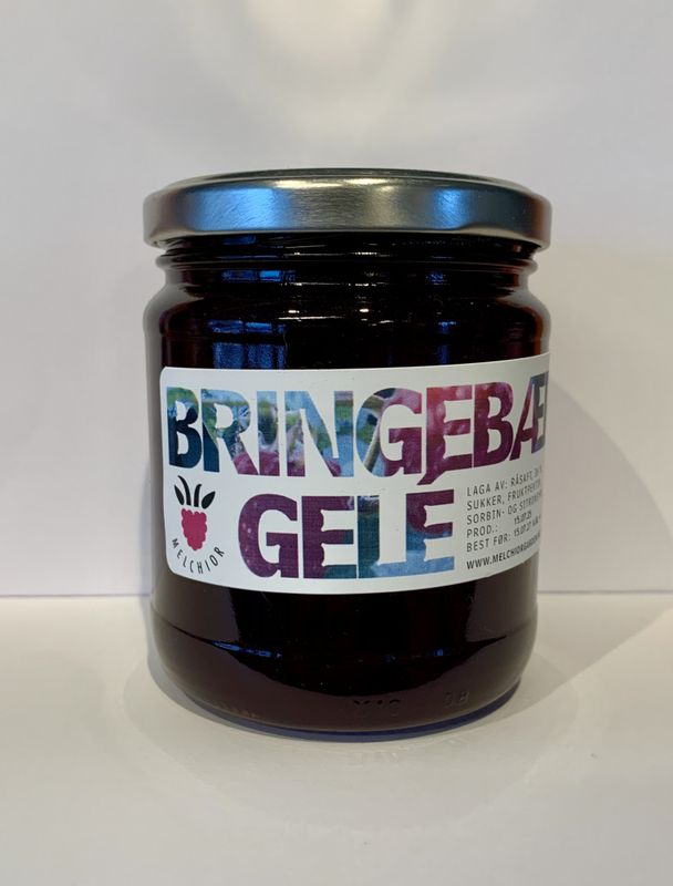 Melchiorgarden bringebærgele