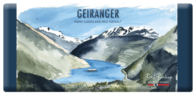 Berit Barlaup sjokolade Geiranger
