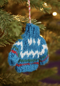 Hovedbilde Mini ullgenser juletrepynt ...