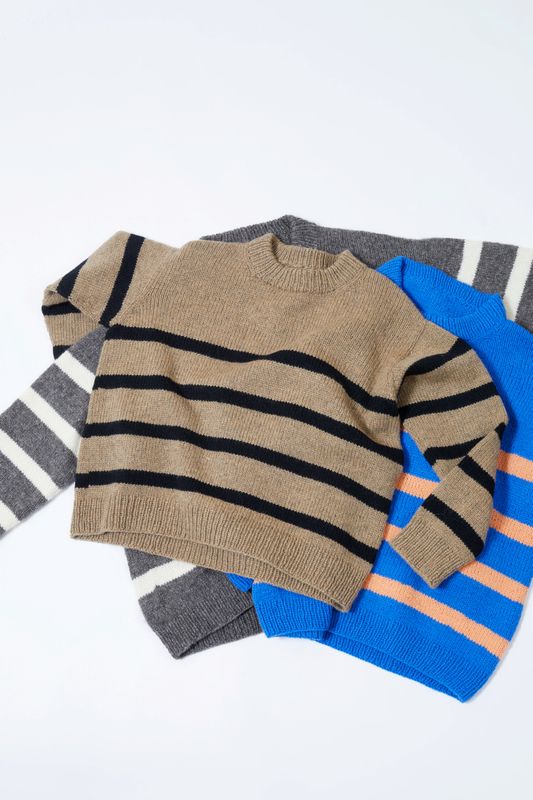 452 Uni stripegenser A garnpakke